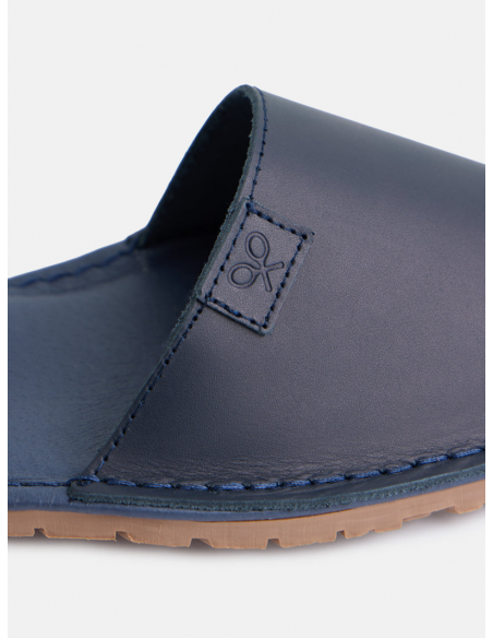 Sandalia albarca azul marino