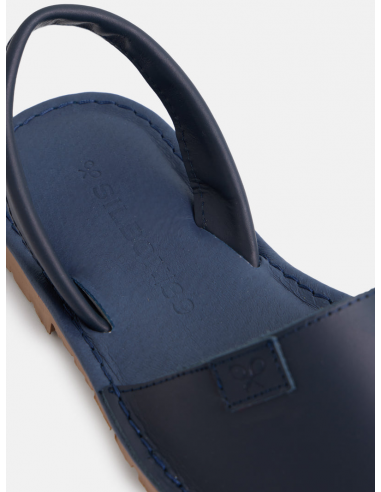 Sandalia albarca azul marino