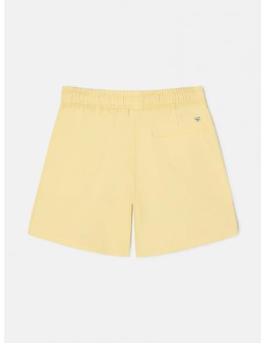 Bañador liso amarillo claro