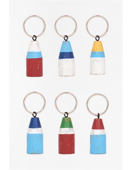 Llavero boya corcho