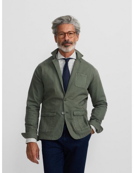 Semiblazer casual verde