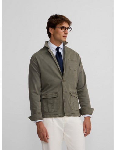 Semiblazer casual gris medio