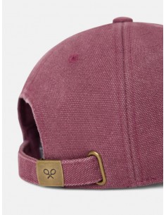 Gorra silbon desgastada burdeos 2