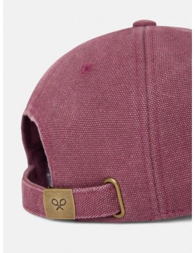 Gorra silbon desgastada burdeos