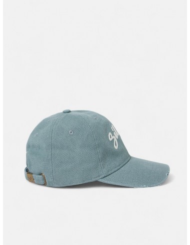 Gorra silbon desgastada verde