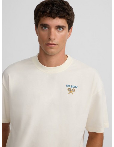 Camiseta relaxed fit perfect set crema