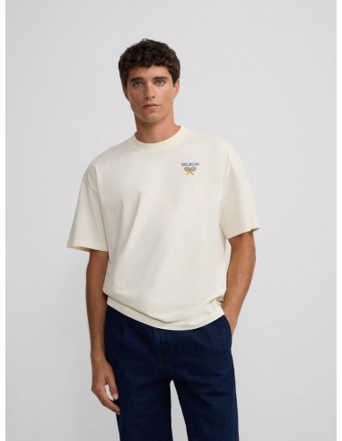 Camiseta relaxed fit perfect set crema