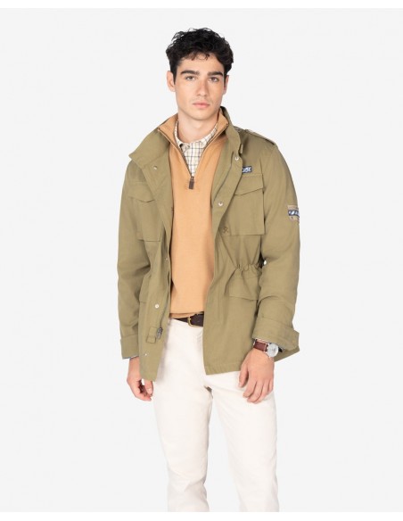 CHAQUETA MILITAR MOSS GREEN