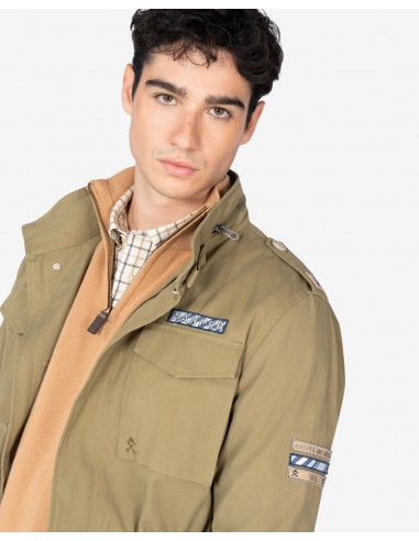 CHAQUETA MILITAR MOSS GREEN