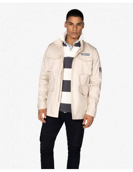 CHAQUETA MILITAR FOG BEIGE