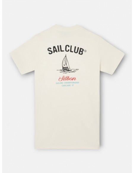 Camiseta sail club crema
