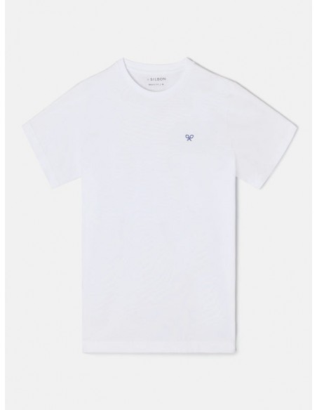 Camiseta circulo etnico multicolor blanca