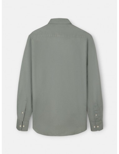 Camisa sport estructura espiga verde claro