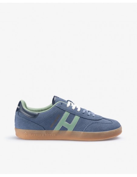 SNEAKER HAMPTONS COLORS GUNMETAL BLUE
