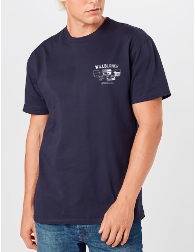 Camiseta Willblanch Navy Carbon Porsche
