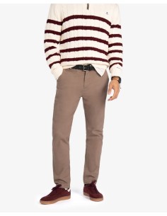 Pantalón H&N Chino Icon Colors Light Chocolat