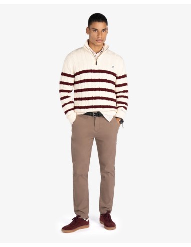 Pantalón H&N Chino Icon Colors Light Chocolat