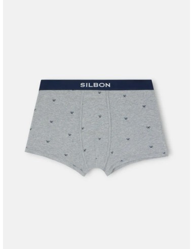 Boxer raqueta gris