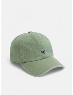 Gorra raquetas bordadas verde