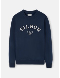 Sudadera raqueta media pana azul marino