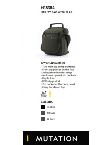 Bolso Reportero NG Mutation Negro