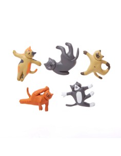 Imán Gatos Yoga