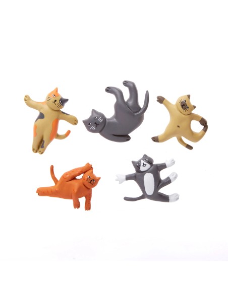 Imán Gatos Yoga