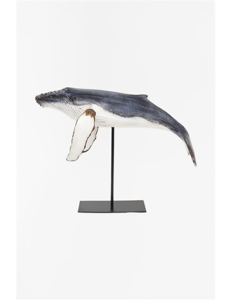 BALLENA CON BASE, L:46cm H:36cm