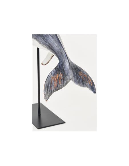 BALLENA CON BASE, L:46cm H:36cm