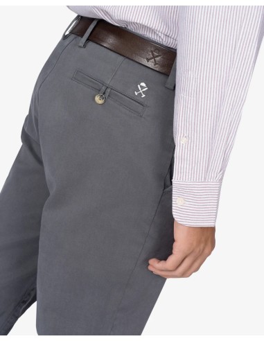 Pantalón H&N Chino Icon Colors Anthracite