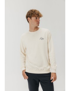 SUDADERA ELPULPO ARCTIC CLUB BLANCO ROTO 2