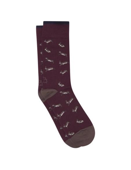 Calcetines KIFF KIFF Conejos Burdeos