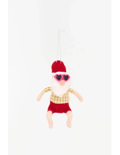 Colgante Navideño en fieltro Santa Claus