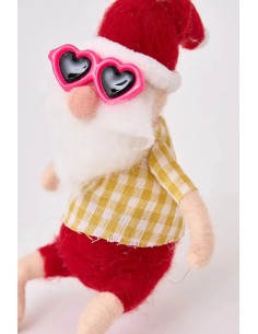 Colgante Navideño en fieltro Santa Claus 2