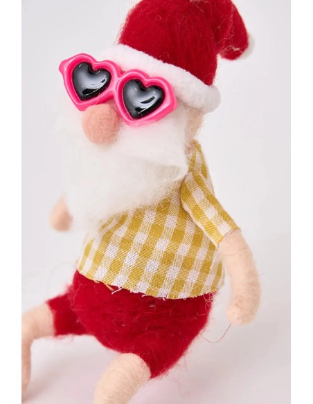 Colgante Navideño en fieltro Santa Claus