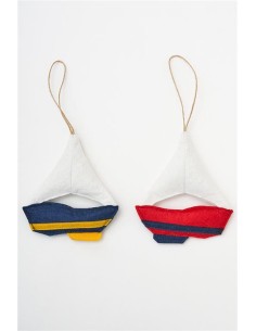 Set de 2 Veleros de Fieltro