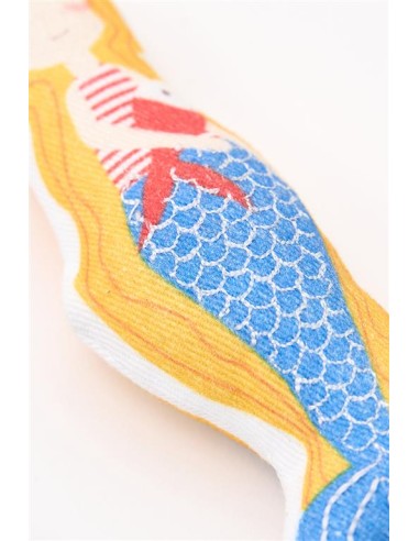 Llavero forma de sirena en algodón resistente