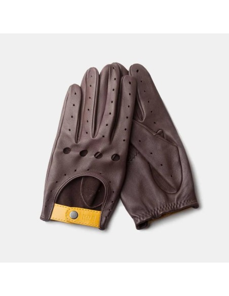 Guantes de conducir Triton Black Coffe