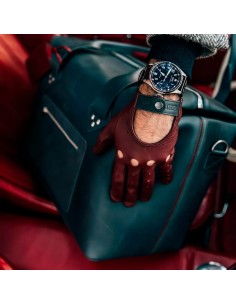 Guantes de Conducir IWC Burgundy 2