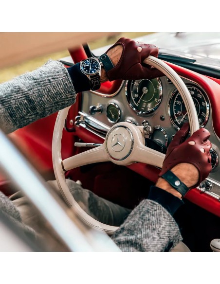 Guantes de Conducir IWC Burgundy