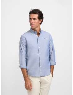 Camisa sport oxford raqueta navy