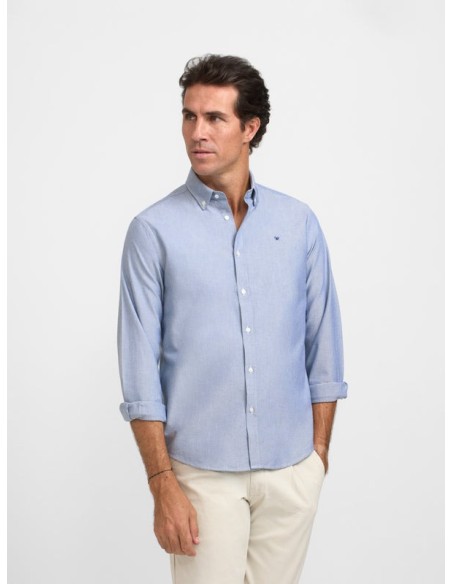 Camisa sport oxford raqueta navy