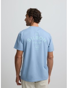 Camiseta atelier azul