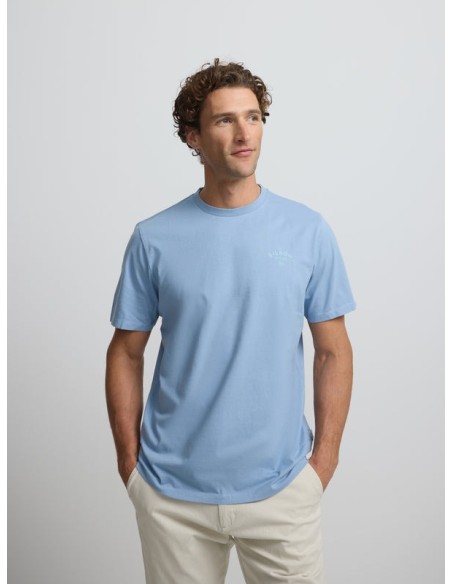 Camiseta atelier azul