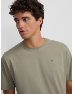 Camiseta silbon minilogo verde 2