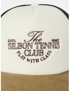 Gorra trucker tennis club pana beige 2