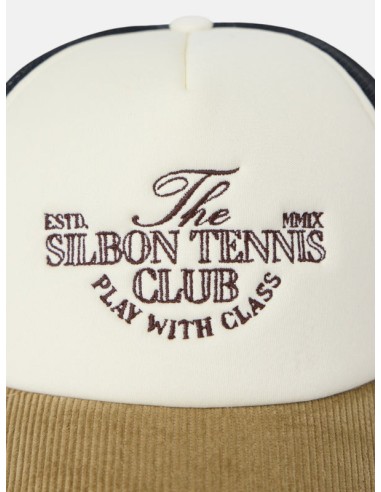 Gorra trucker tennis club pana beige