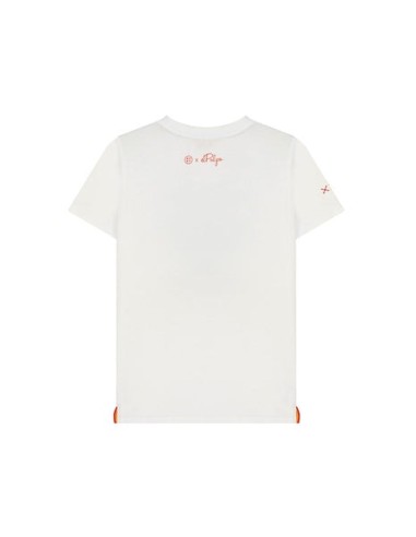 CAMISETA ESTAMPADO SILUETA NARANJITO BLANCO PURO