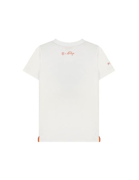 CAMISETA ESTAMPADO SILUETA NARANJITO BLANCO PURO