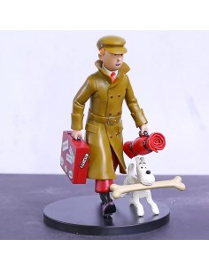 Figura Tintín y Milú Travel